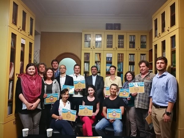 اختتامیه دوره های آموزش زبان فارسی در بلغارستان