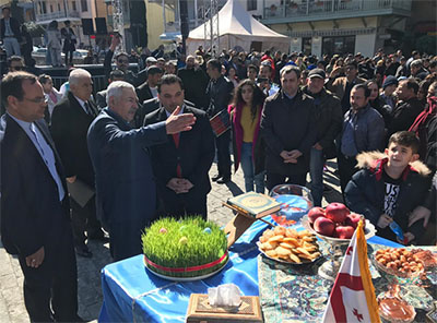 مراسم جشن نوروز در گرجستان برگزار شد