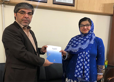 "گسترش زبان فارسی، فرصتی برای توسعه مناسبات فرهنگی ایران و پاکستان" است