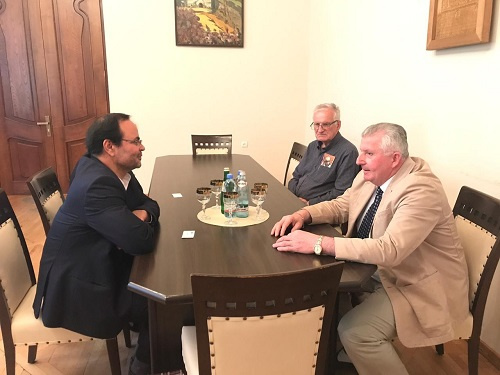 ملاقات رایزن فرهنگی  با رئیس دانشگاه آکاکی تسرتلی کوتایسی گرجستان