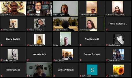 برگزاری گرامیداشت روز سعدی به صورت بر خط (آنلاین) در بلگراد