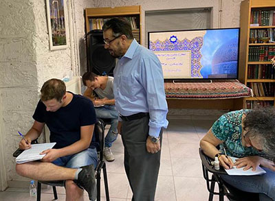 آزمون پایانی کلاس‌های آموزش زبان و ادبیات فارسی در یونان