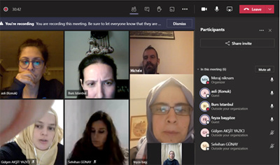 پایان دوره پاییزه آموزش برخط زبان فارسی در استانبول