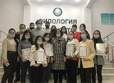 برگزاری المپیاد زبان فارسی در دانشگاه ژنپی قزاقستان