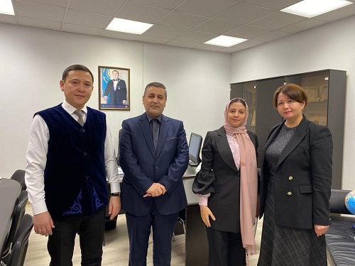 مراسم معارفه استاد جدید ایران شناسی و زبان فارسی در قزاقستان