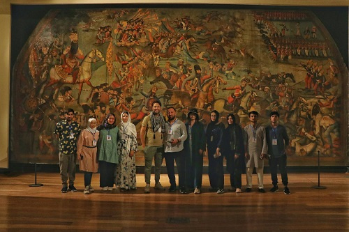 فارسی‌آموزان بنیادسعدی از «موزه‌ ایران‌باستان» و «کاخ گلستان»  بازدید کردند