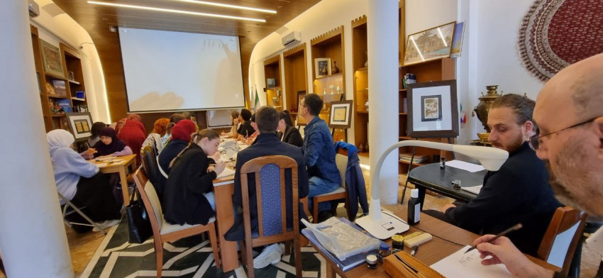 استقبال کم‌نظیر فارسی آموزان بوسنیایی از دوره آموزشی خوشنویسی نستعلیق