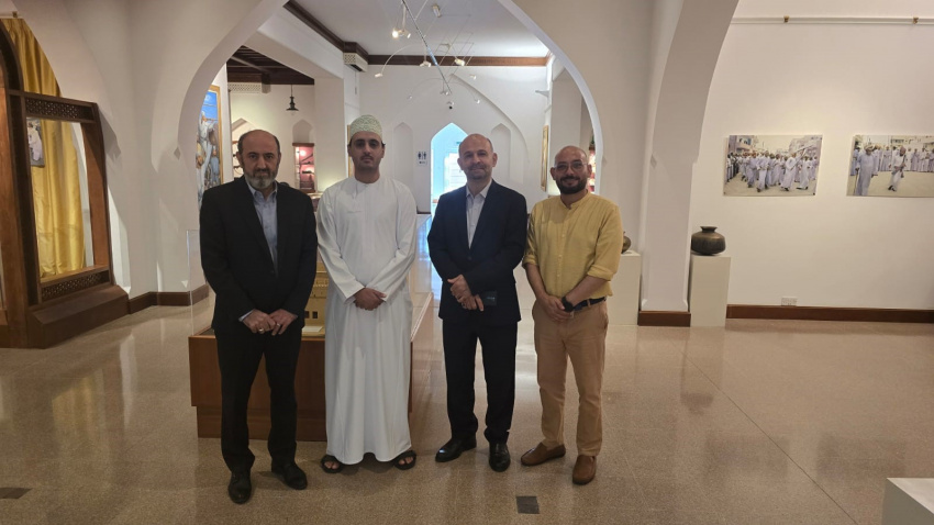 دیدار معاون بین الملل بنیاد سعدی با مسئولان بیت الزبیر عمان