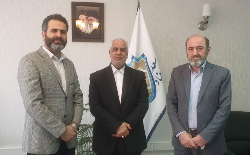 دیدار مدیرگروه کشوری زبان و ادبیات فارسی دانشگاه آزاد با معاون امور بین الملل بنیاد سعدی