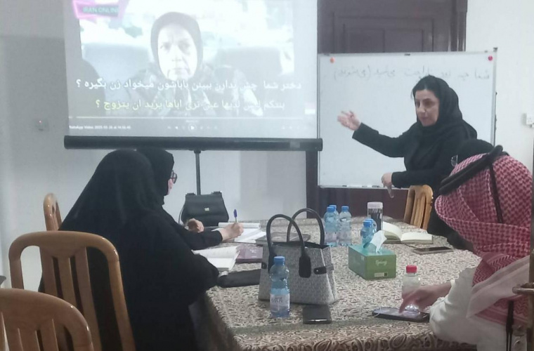 پایان دوره آموزش زبان فارسی در قطر