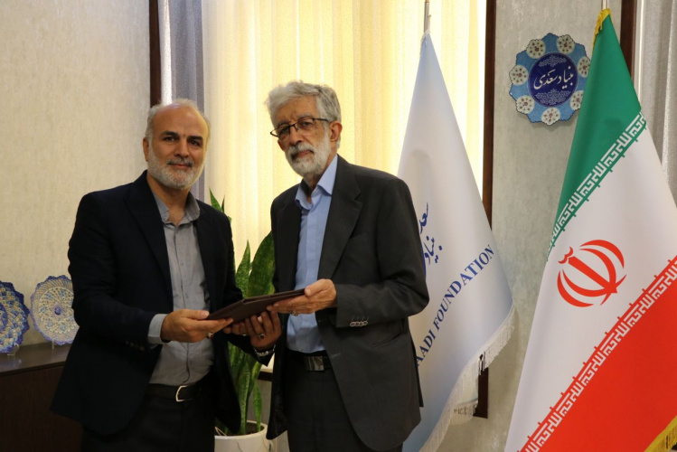 رایزن فرهنگی جدید ایران در ترکمنستان با رئیس بنیاد سعدی دیدار کرد