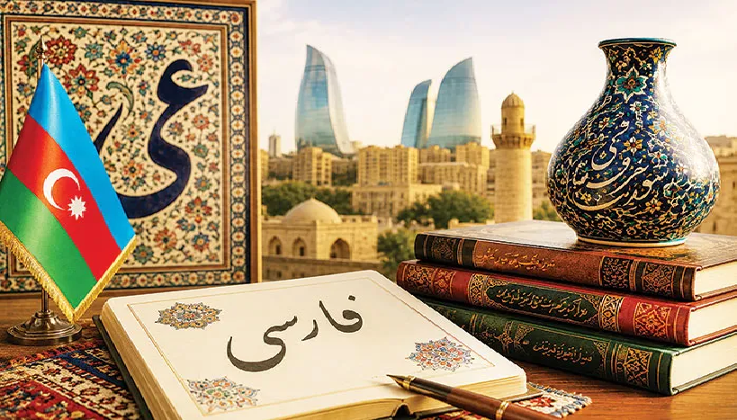 بخش مهمی از میراث مکتوب جمهوری آذربایجان به زبان فارسی نوشته شده است